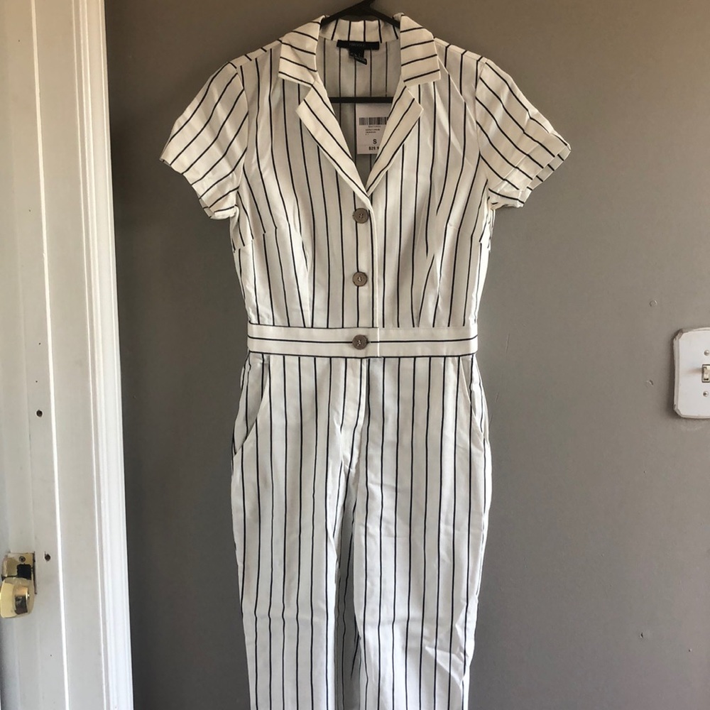 Forever 21: Pinstripe jumpsuit
